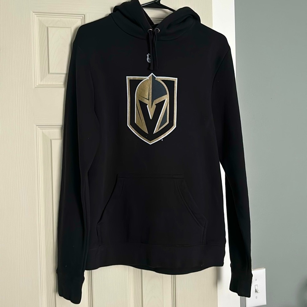 Fanatics Golden Knights Marc Andre Fleury #29 Black Hoodie ~ Size Medium